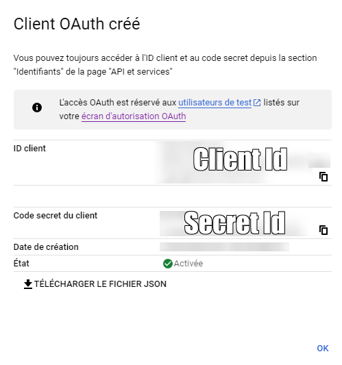 Google Config - API Send