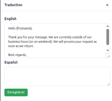 Internationalization