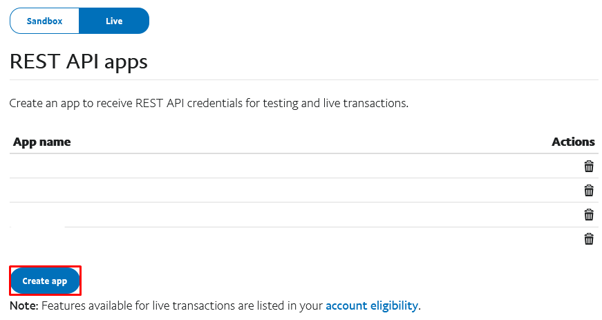 Création d'application REST