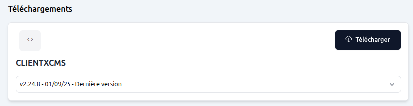 Page de téléchargement - NextGen