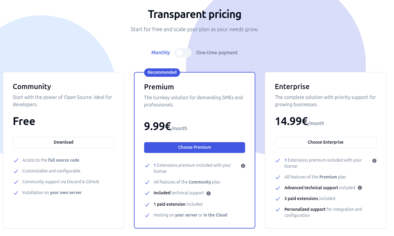 Nouveaux Avantages Licences
