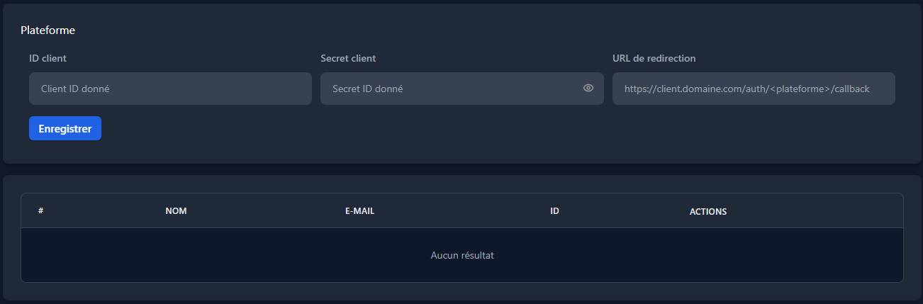 Configuration de Social Auth +