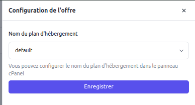 Gestion d'un hébergement cPanel